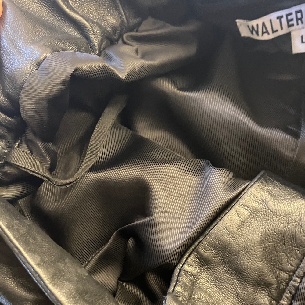 Walter Baker Black Leather Shorts - Picture 8 of 8